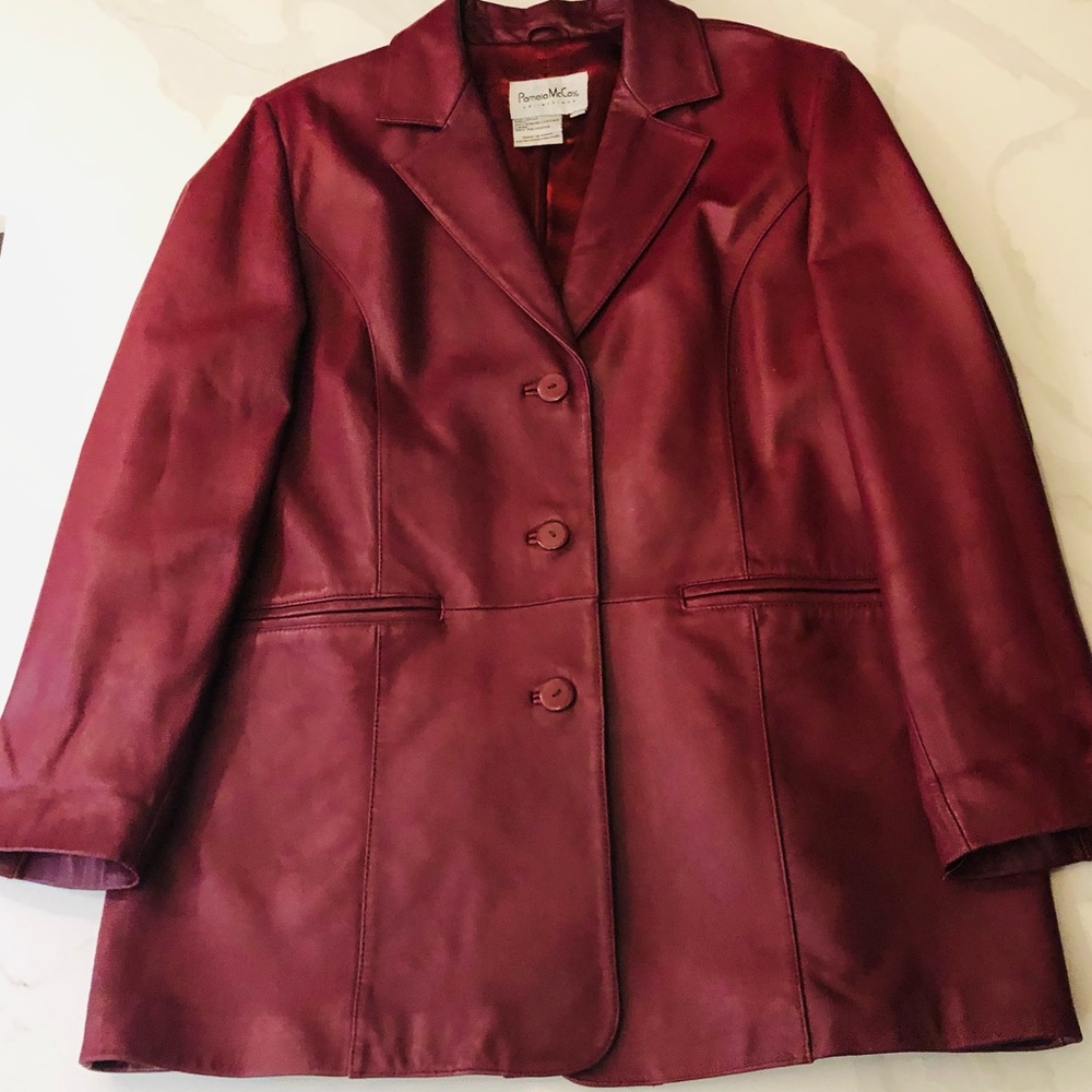Genuine Leather Jacket Women’s Size Large